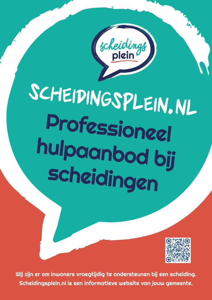 Scheidingsplein poster A4 professionals algemeen digitaal